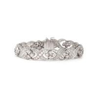 DIAMOND AND PLATINUM BRACELET