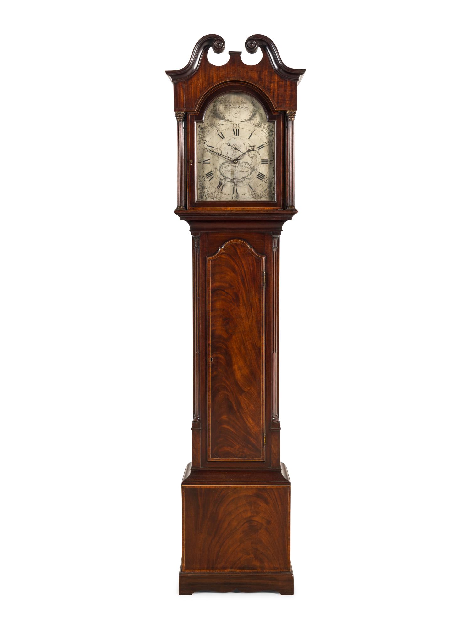 A Rare and Unusual Scottish George III Water-Powered Tall Case Clock