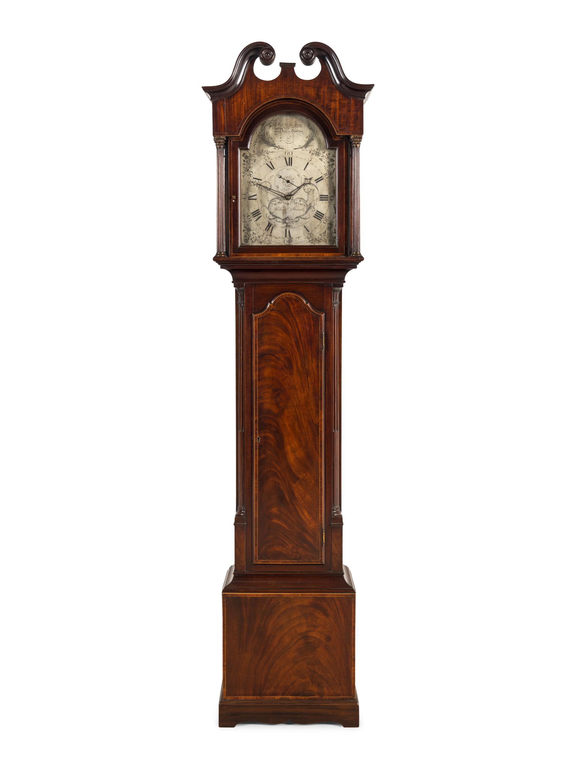 A Rare and Unusual Scottish George III Water-Powered Tall Case Clock