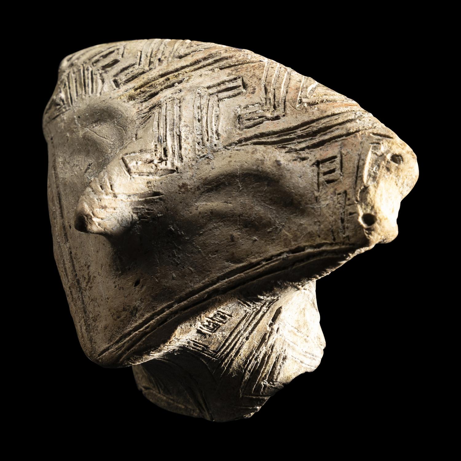 A Vinca Terracotta Head