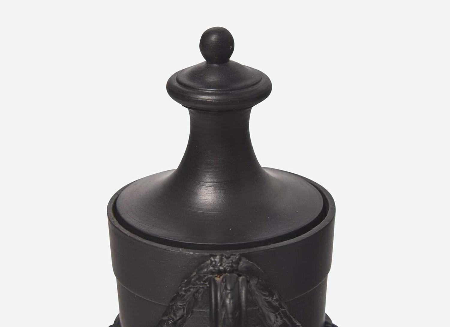 A Wedgwood & Bentley Black Basalt Cassolette, UK, 1770s