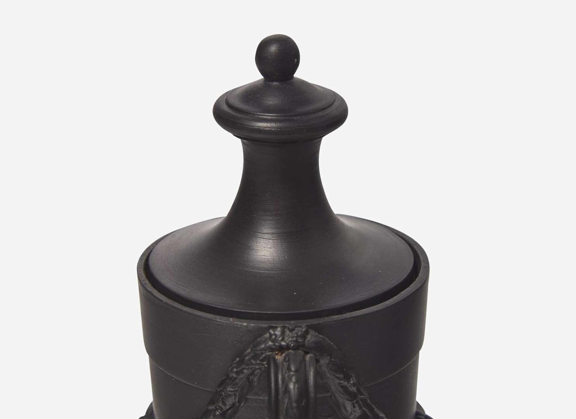 A Wedgwood & Bentley Black Basalt Cassolette, UK, 1770s