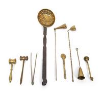 A Group of Nine English Brass Articles