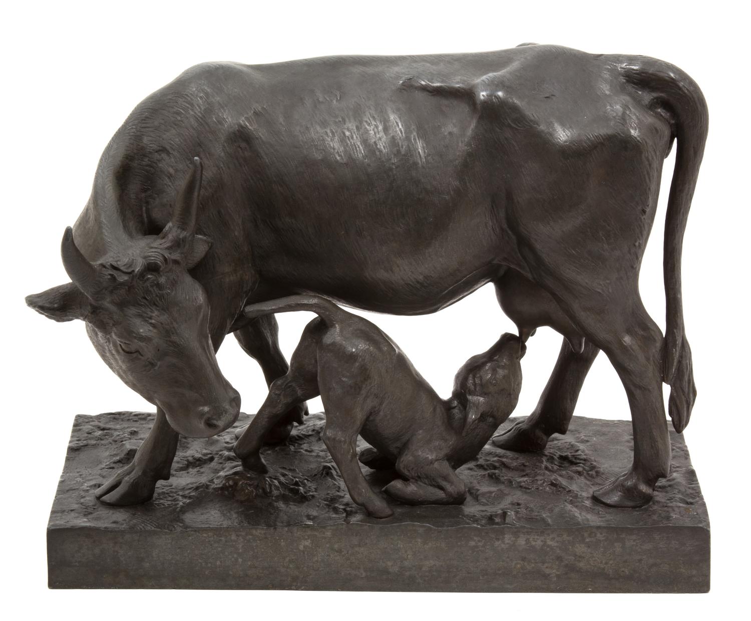 Artist Unknown, (19th century), Cow with Calf