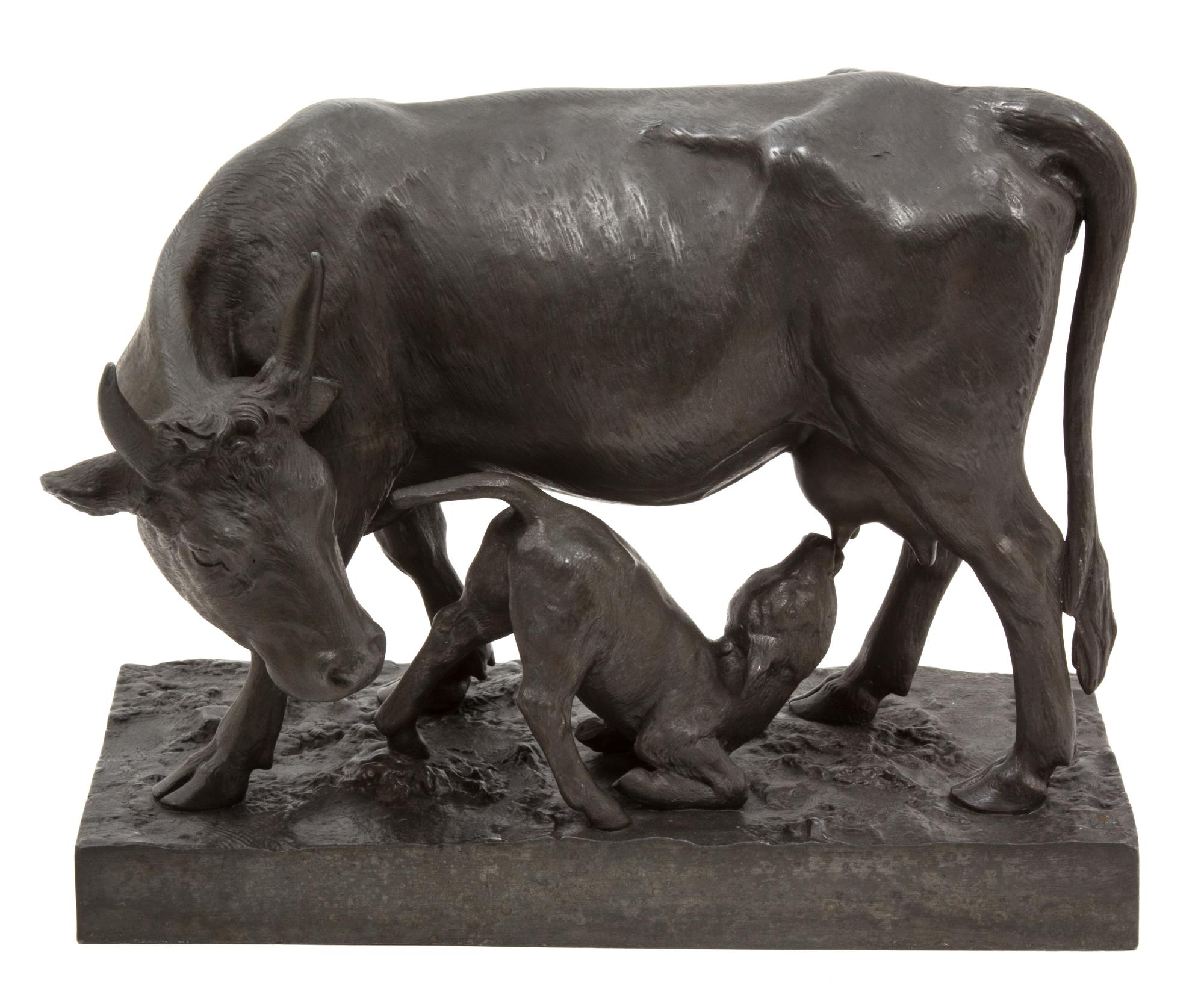 Artist Unknown, (19th century), Cow with Calf