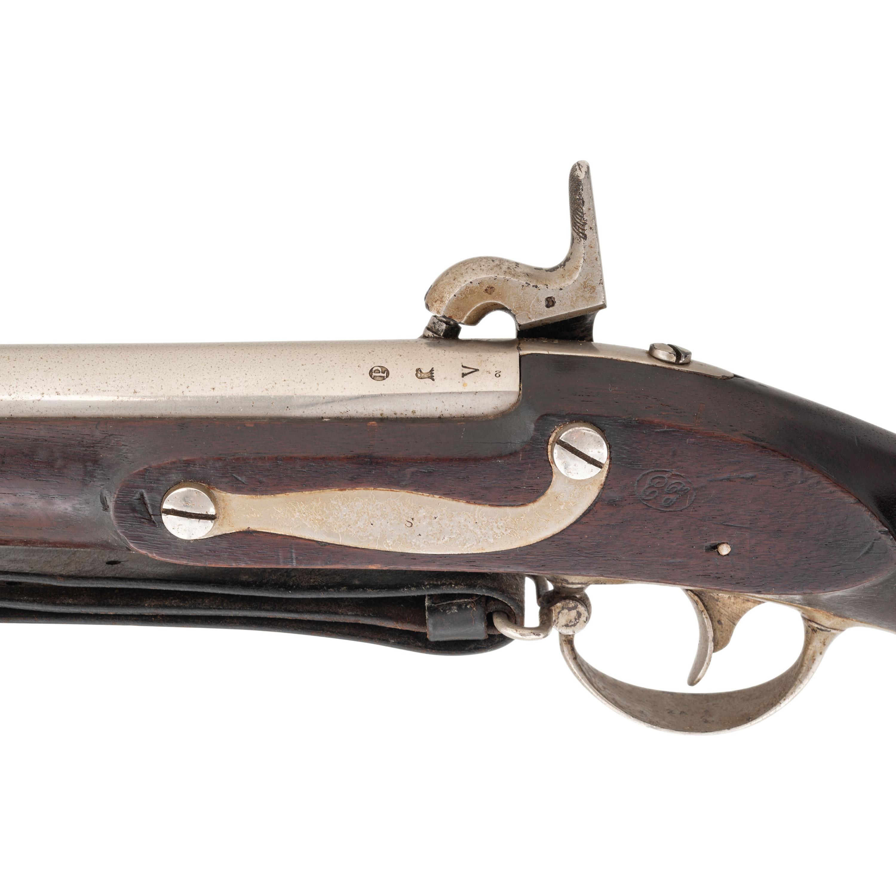 US Springfield Model 1828 (1816 Type III) Conversion Musket with Tinned Finish
