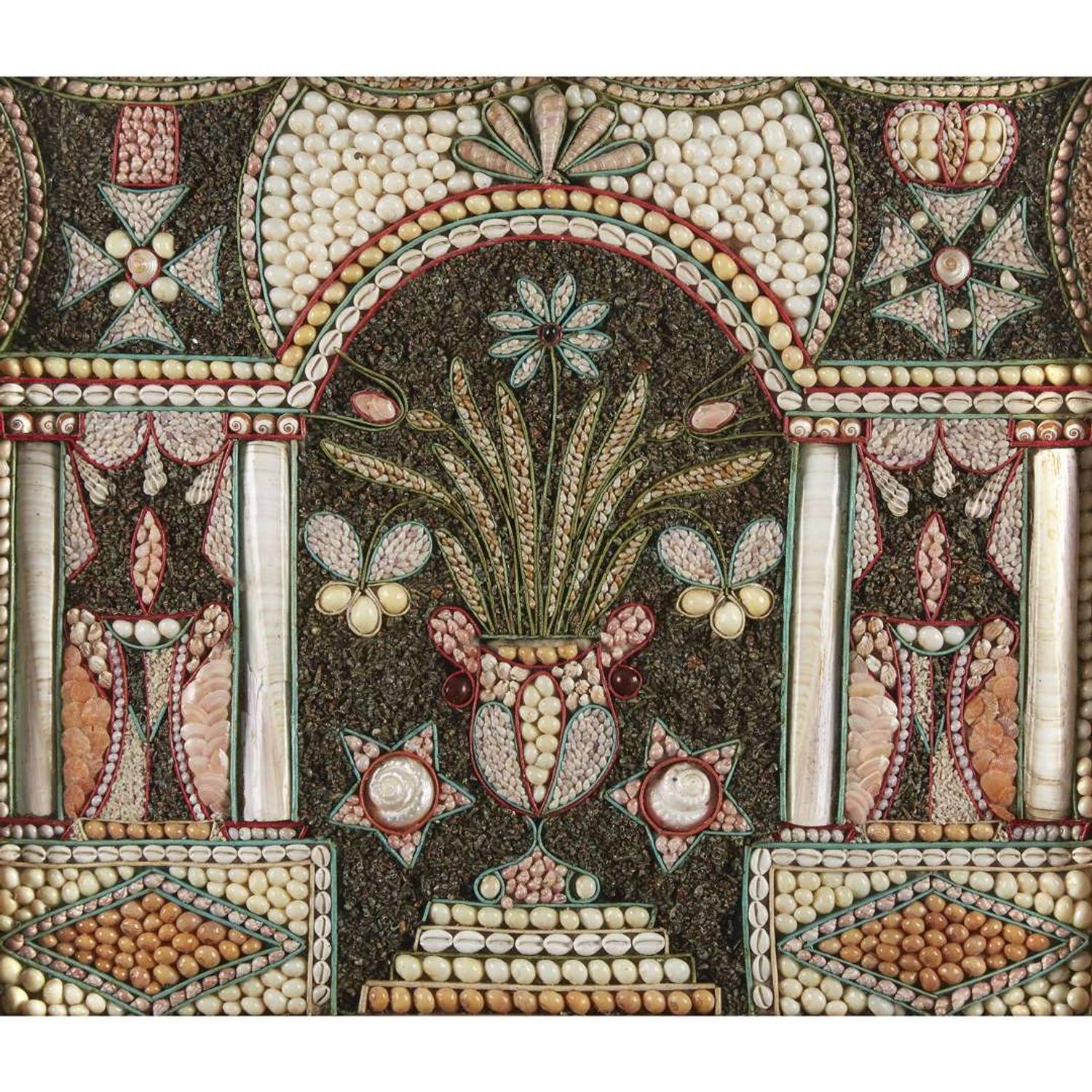An unusual sailor's valentine barbados, 19th century