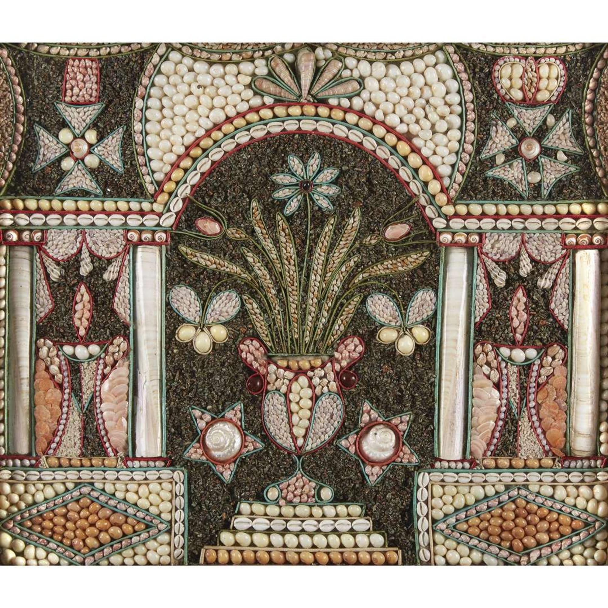 An unusual sailor's valentine barbados, 19th century