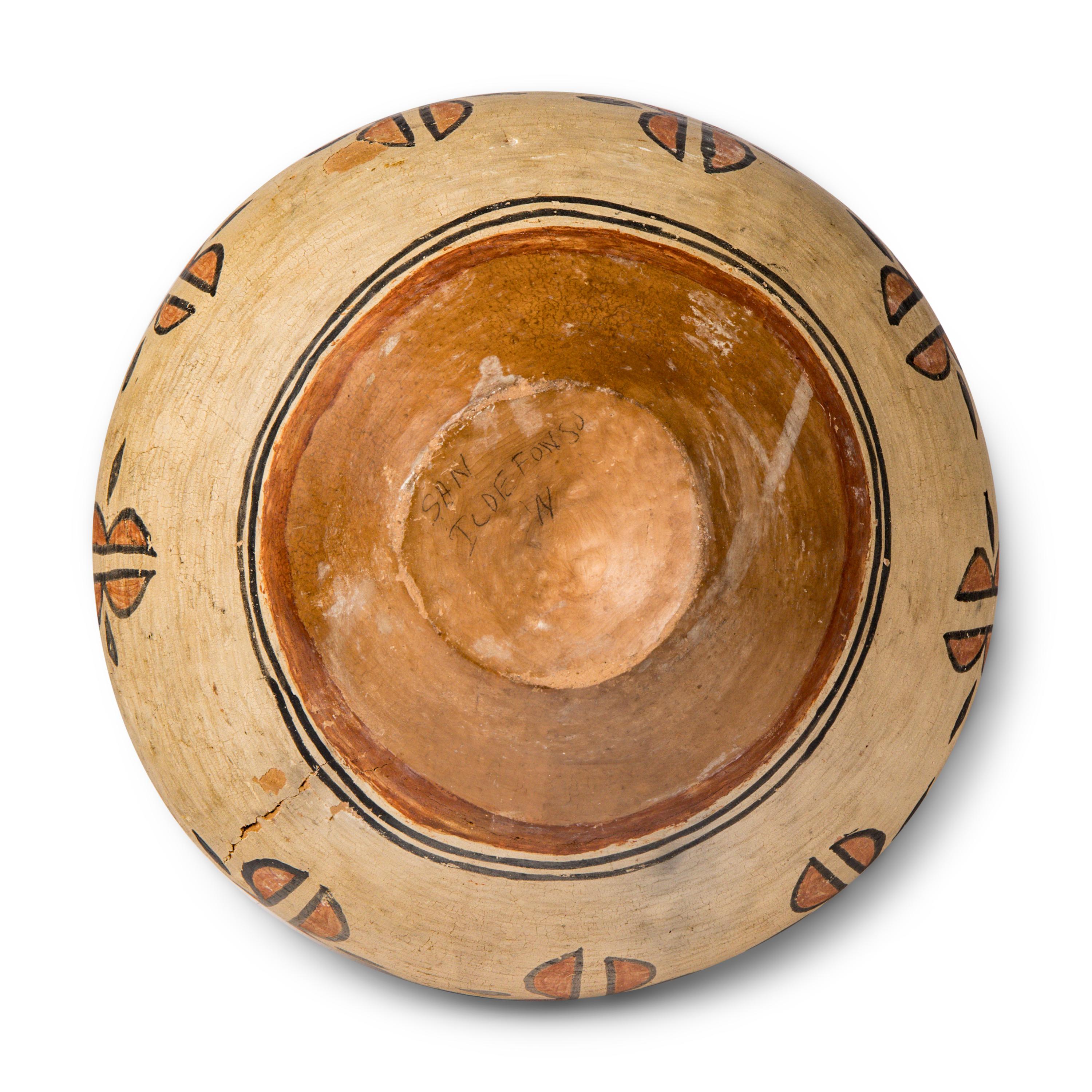 San Ildefonso Polychrome Pottery Jar