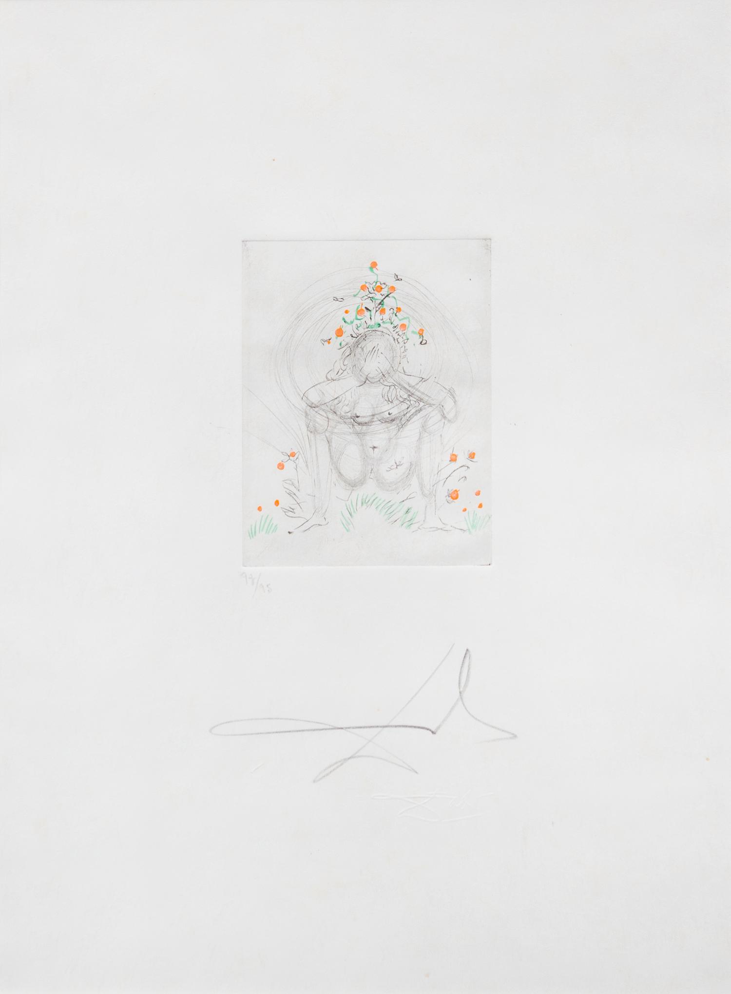 Salvador Dali, (Spanish, 1904-1989), Petites Nus, 1972 (a group of 7 color etchings from the portfolio of 8)
