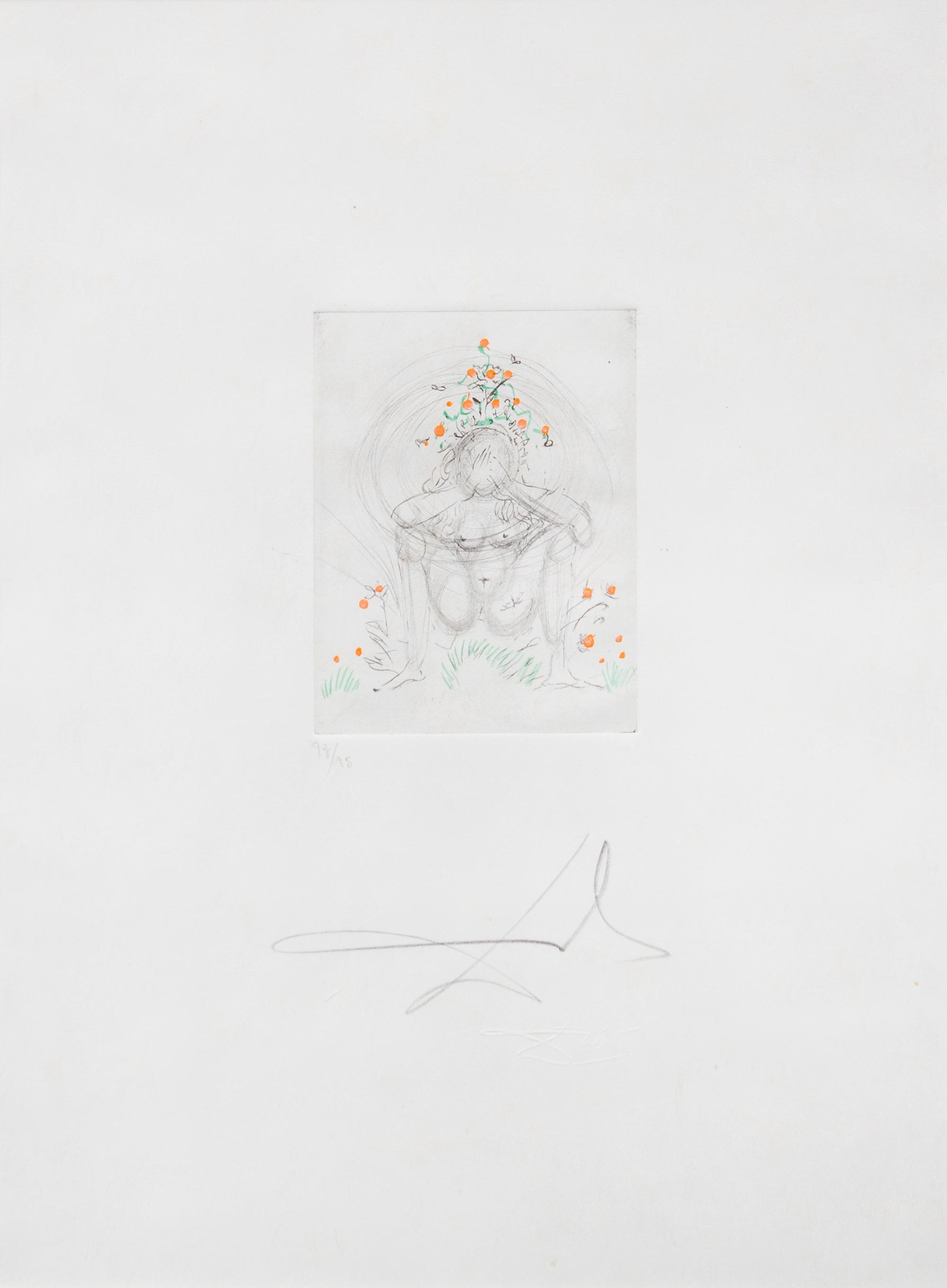 Salvador Dali, (Spanish, 1904-1989), Petites Nus, 1972 (a group of 7 color etchings from the portfolio of 8)