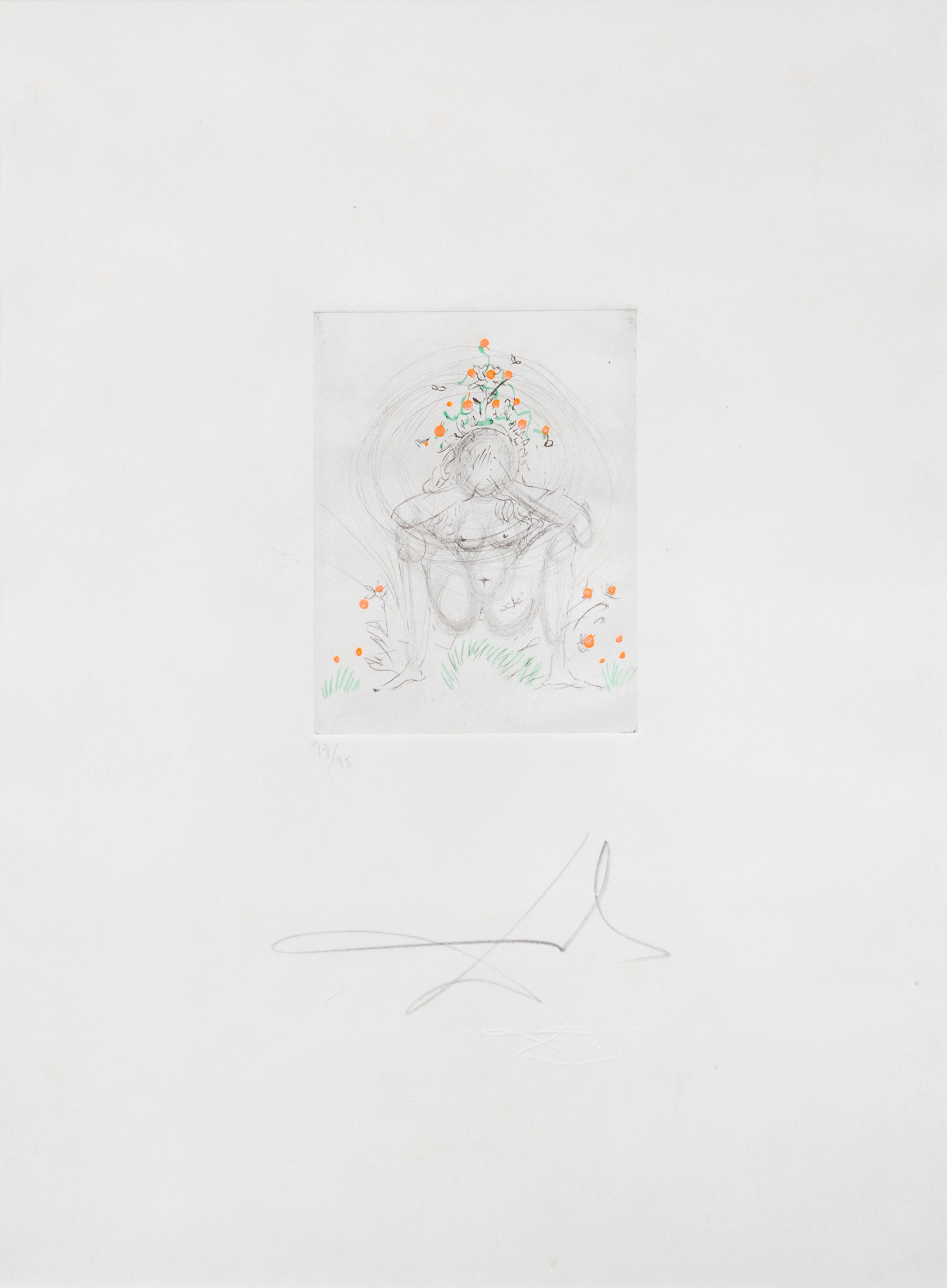 Salvador Dali, (Spanish, 1904-1989), Petites Nus, 1972 (a group of 7 color etchings from the portfolio of 8)