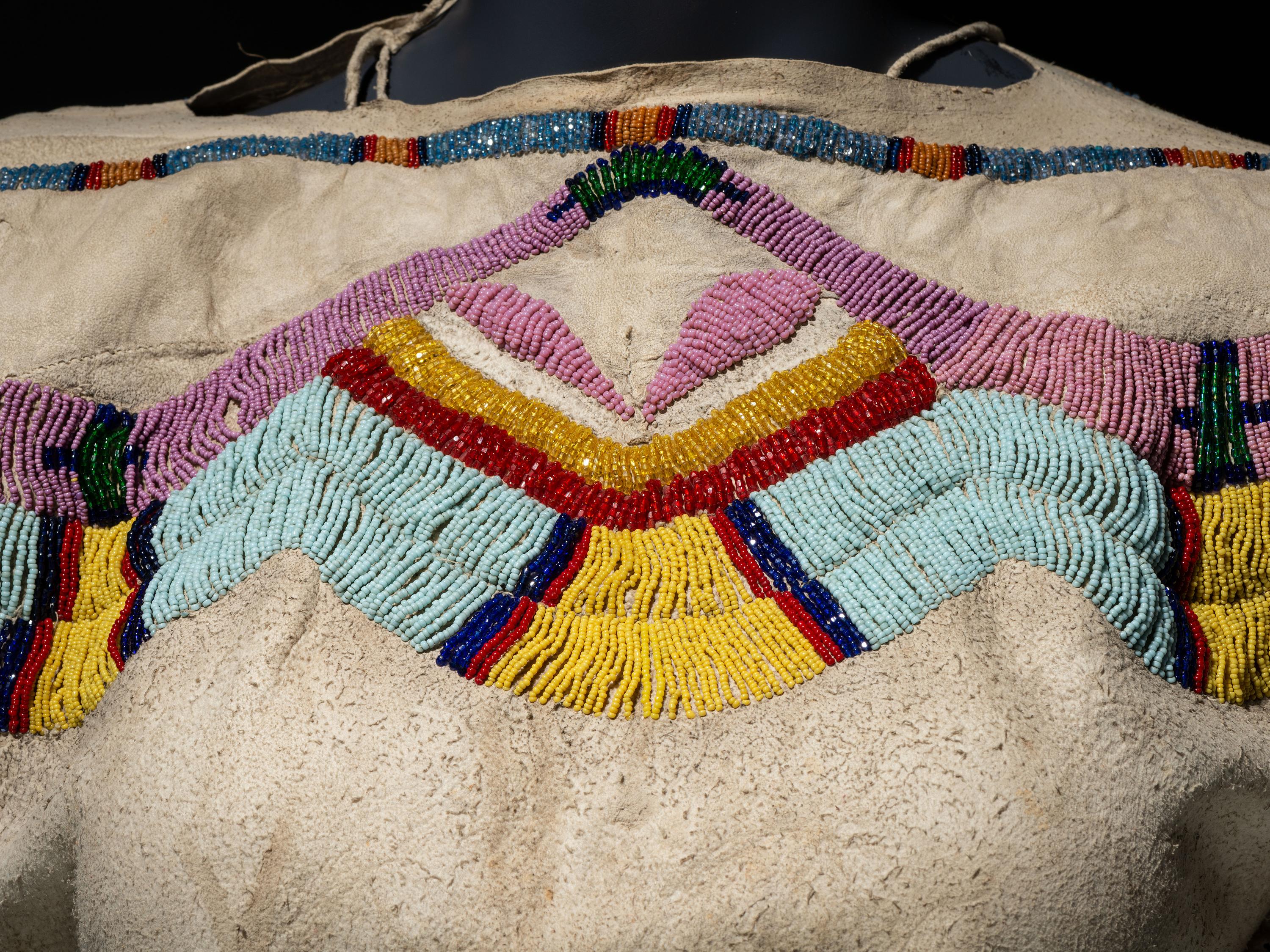 Nez Perce Girl's Beaded Hide Dress