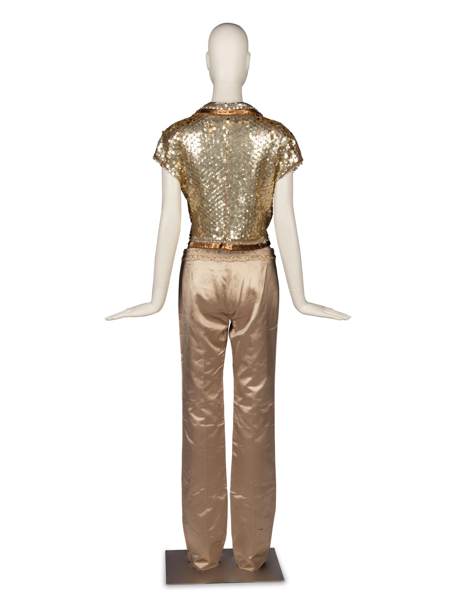 Valentino Sequin Top and Pant