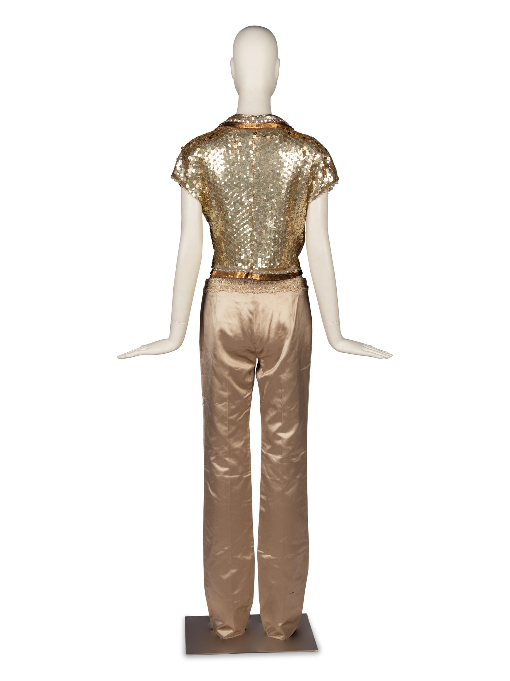 Valentino Sequin Top and Pant
