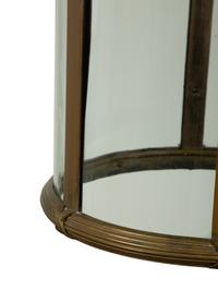A Pair of Continental Bronze Hall Lanterns
