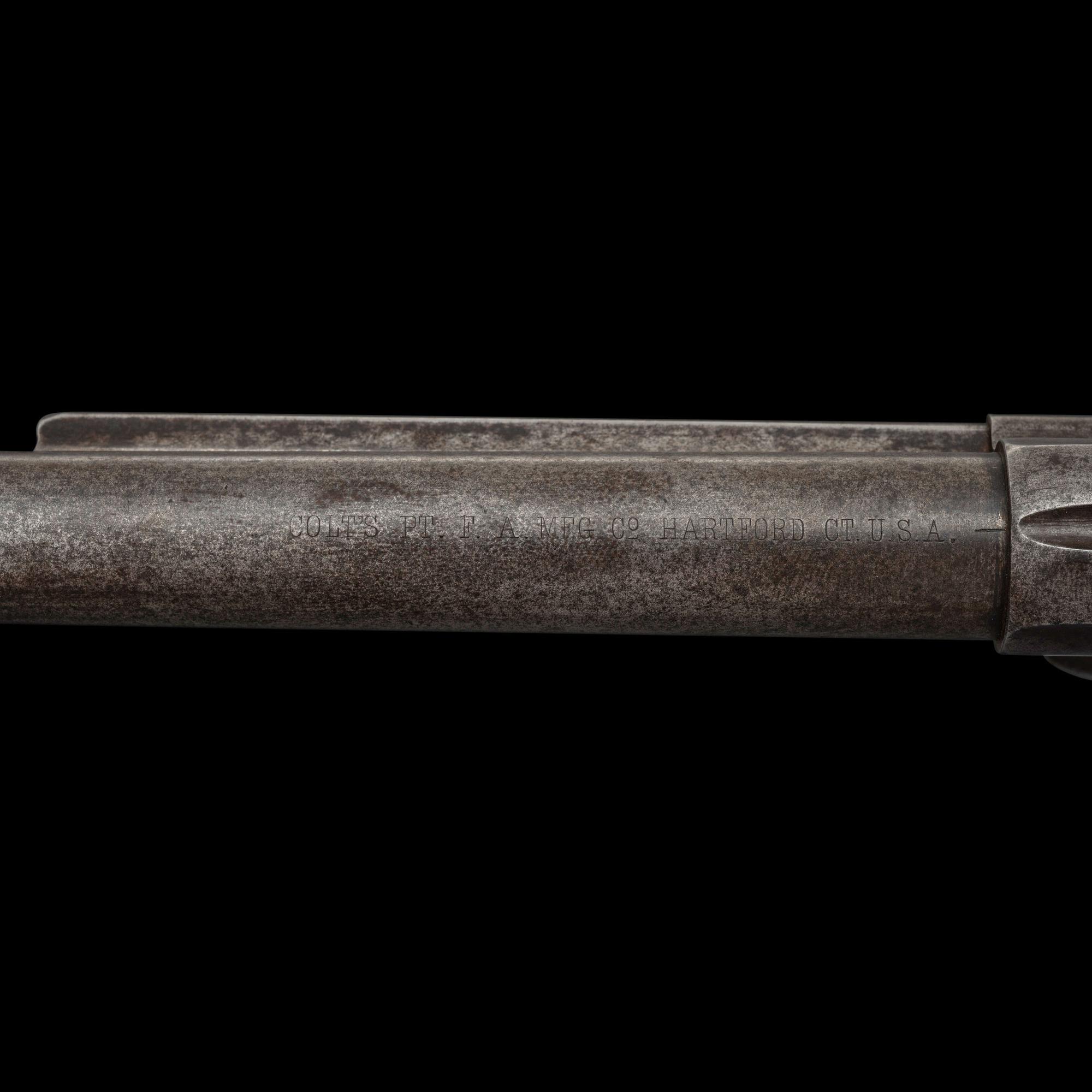 David F Clark Inspected Colt Cavalry Single Action Army Revolver with Kopec Gold Seal Letter