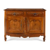A French Provincial Walnut Serving Cabinet