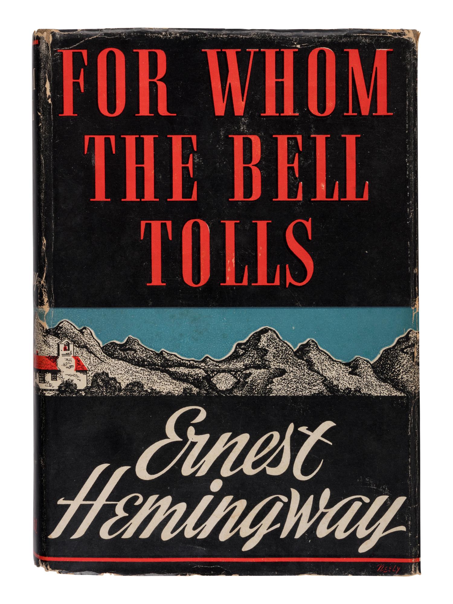 HEMINGWAY, Ernest (1899-1961). For Whom the Bell Tolls . New York: Charles Scribner's Sons, 1940.
