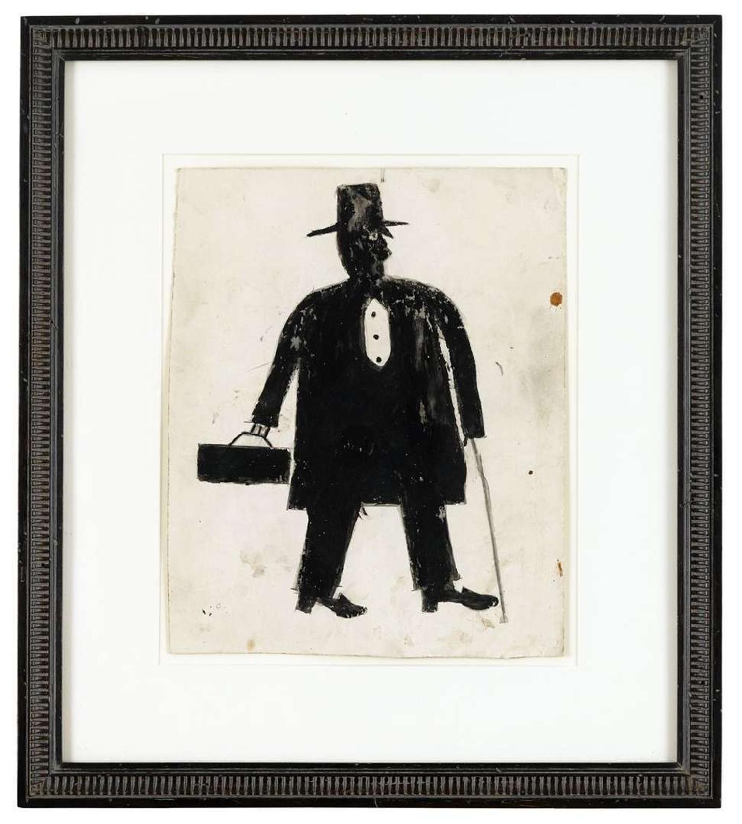 Bill Traylor (1854-1947) untitled, "doctor"