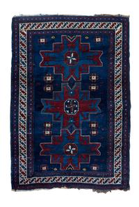 A Caucasian Kazak Wool Rug 5 feet x 4 feet.