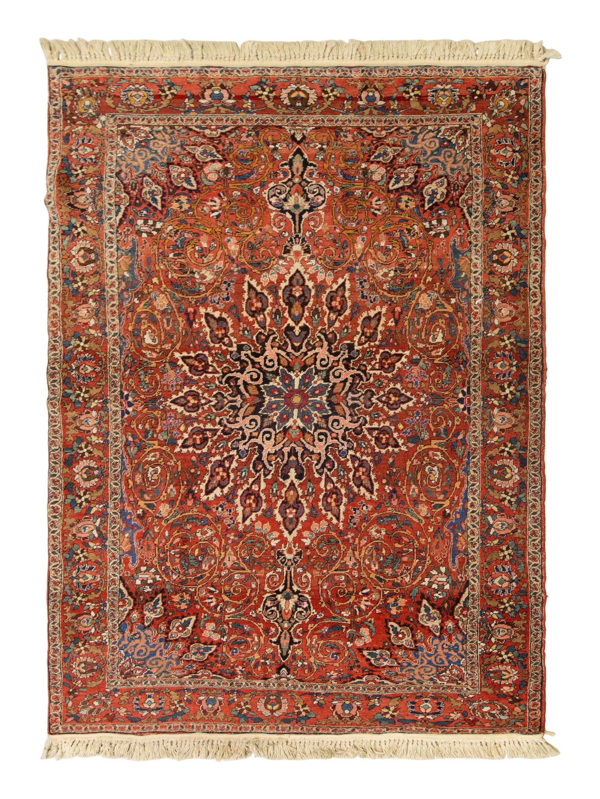 A Persian Najafabad Wool Rug