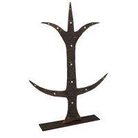 A Wrought Iron Decorative Strap Hinge 14" W x 3" D x 26.5" H — United States, 19th Century