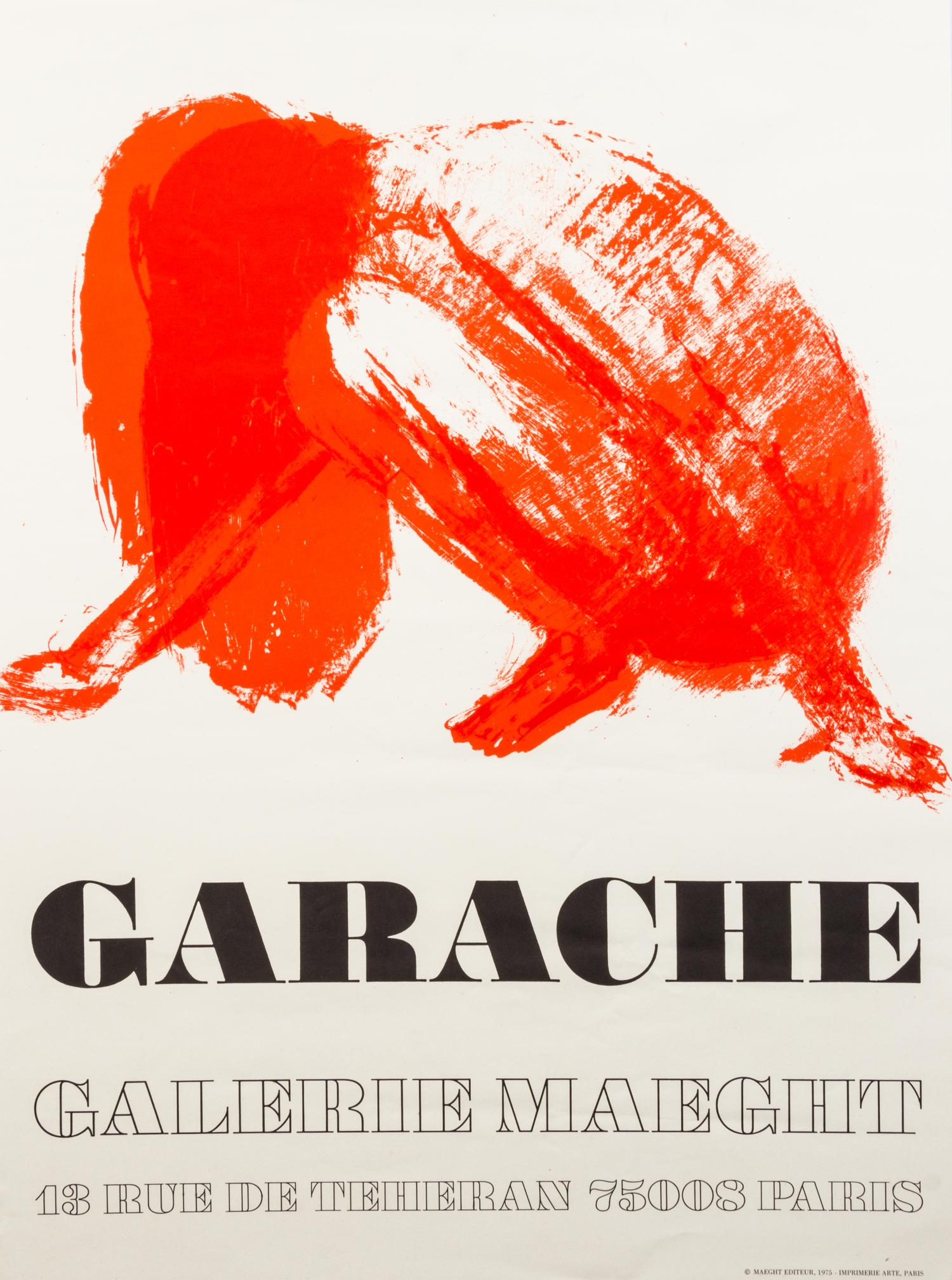 After Claude Garache, (French, b. 1930), Galerie Maeght, 1975