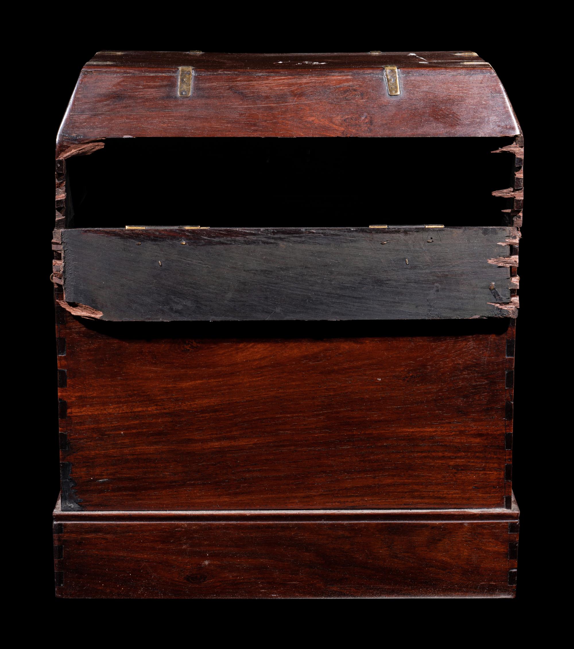 A Chinese Huali Wood Seal Chest