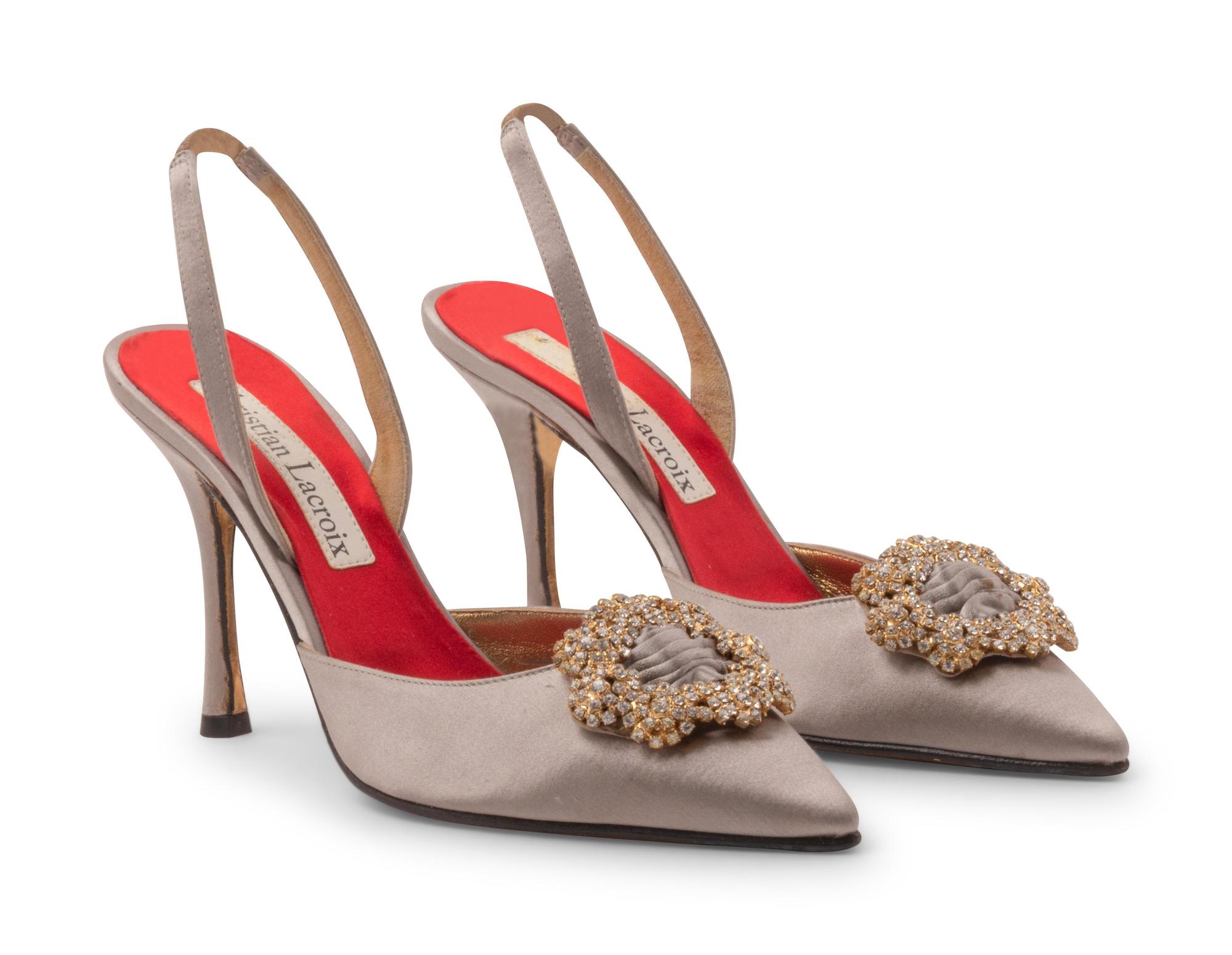 Nine Pairs of Shoes Including Three Lacroix and One Dior, 1980-2000s