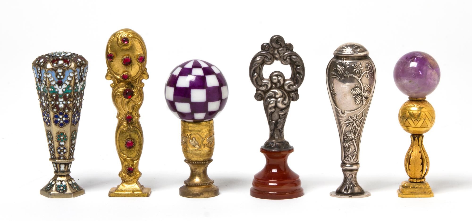 A Collection of Continental Seals, Height of tallest 3 inches.