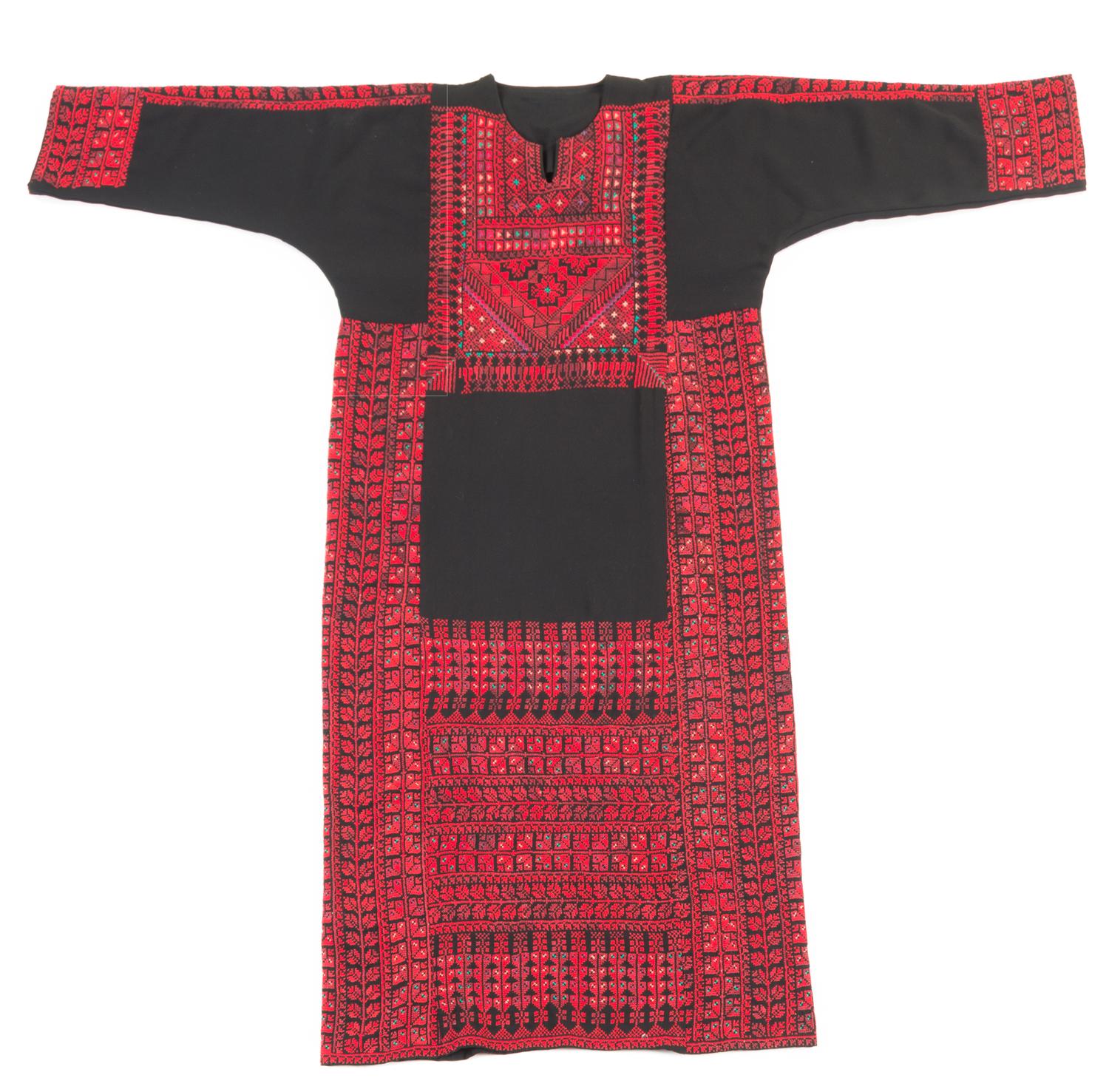 A Palestinian Embroidered Dress Length 55 inches. — RAMALLAH
