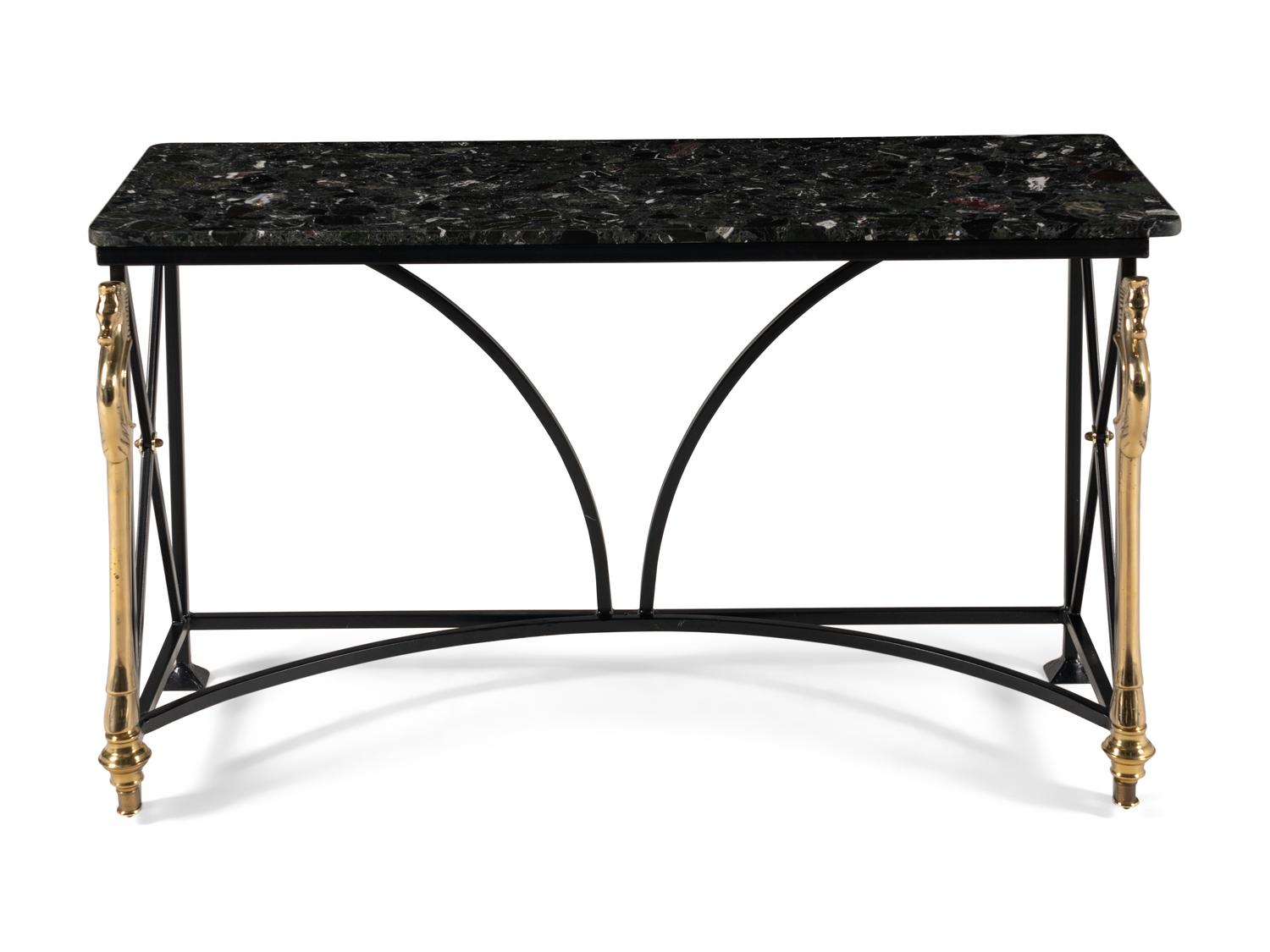 A Maison Charles Marble-Top Table