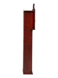 A Federal Red-Stained Pine Half-Clock