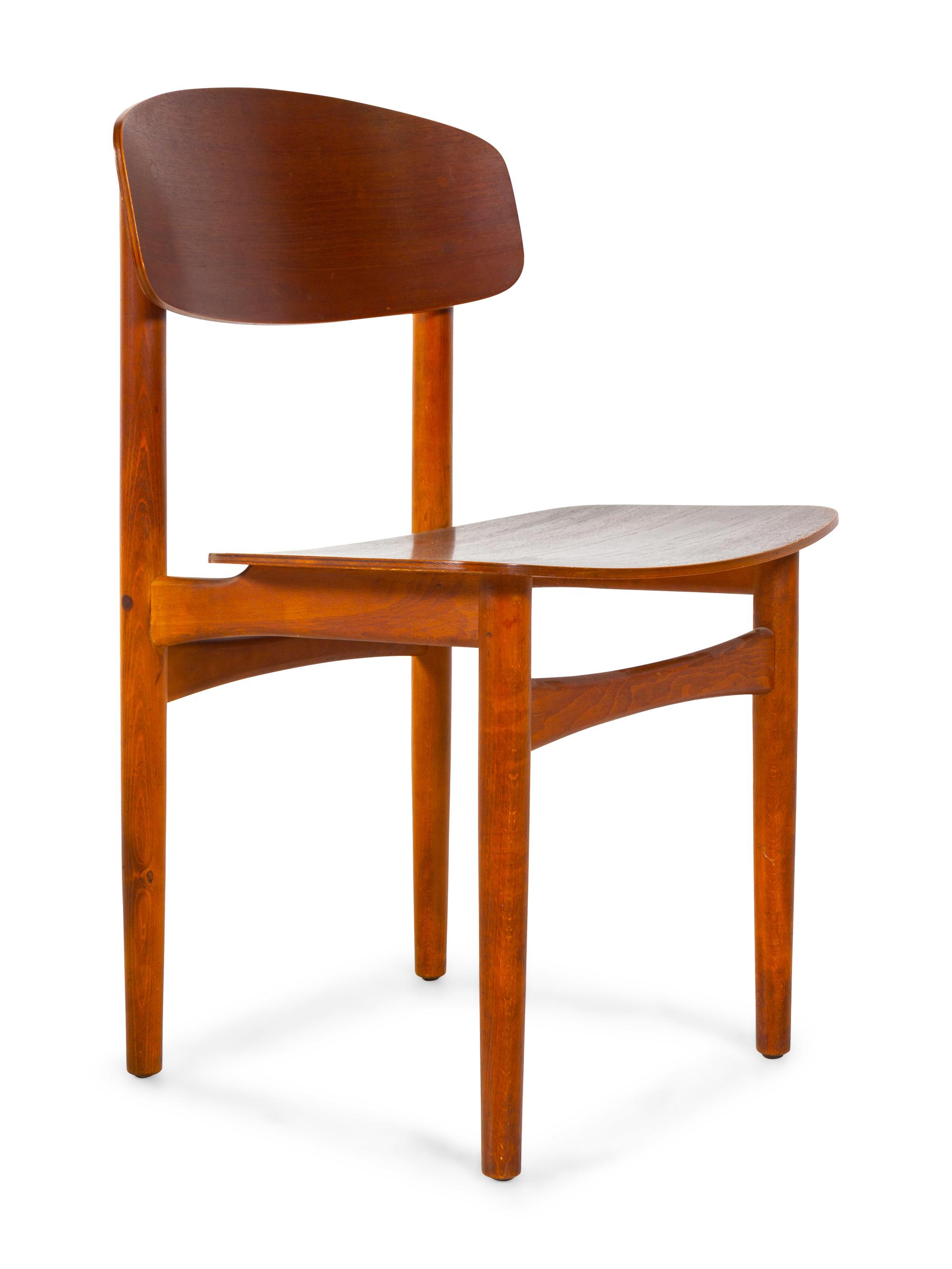 Set of Four Dining Chairs Søborg Møbelfabrik, Denmark