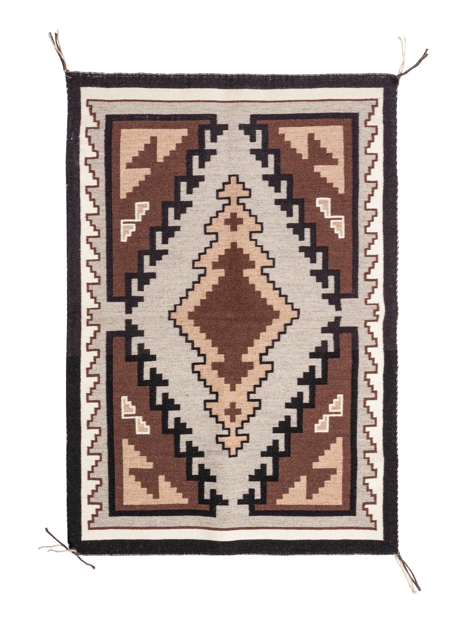 Navajo Two Grey Hills Weaving Tapestry
