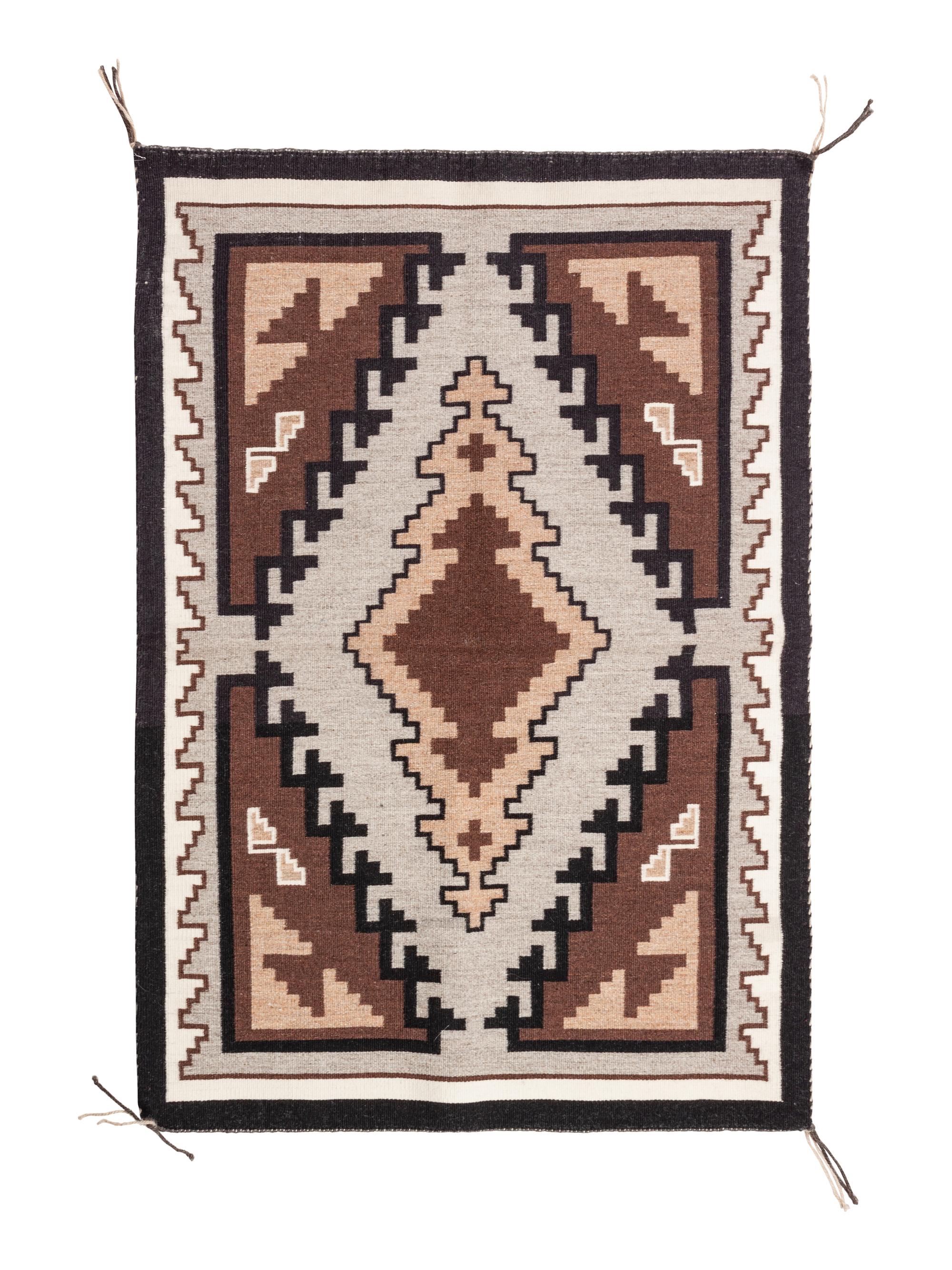 Navajo Two Grey Hills Weaving Tapestry