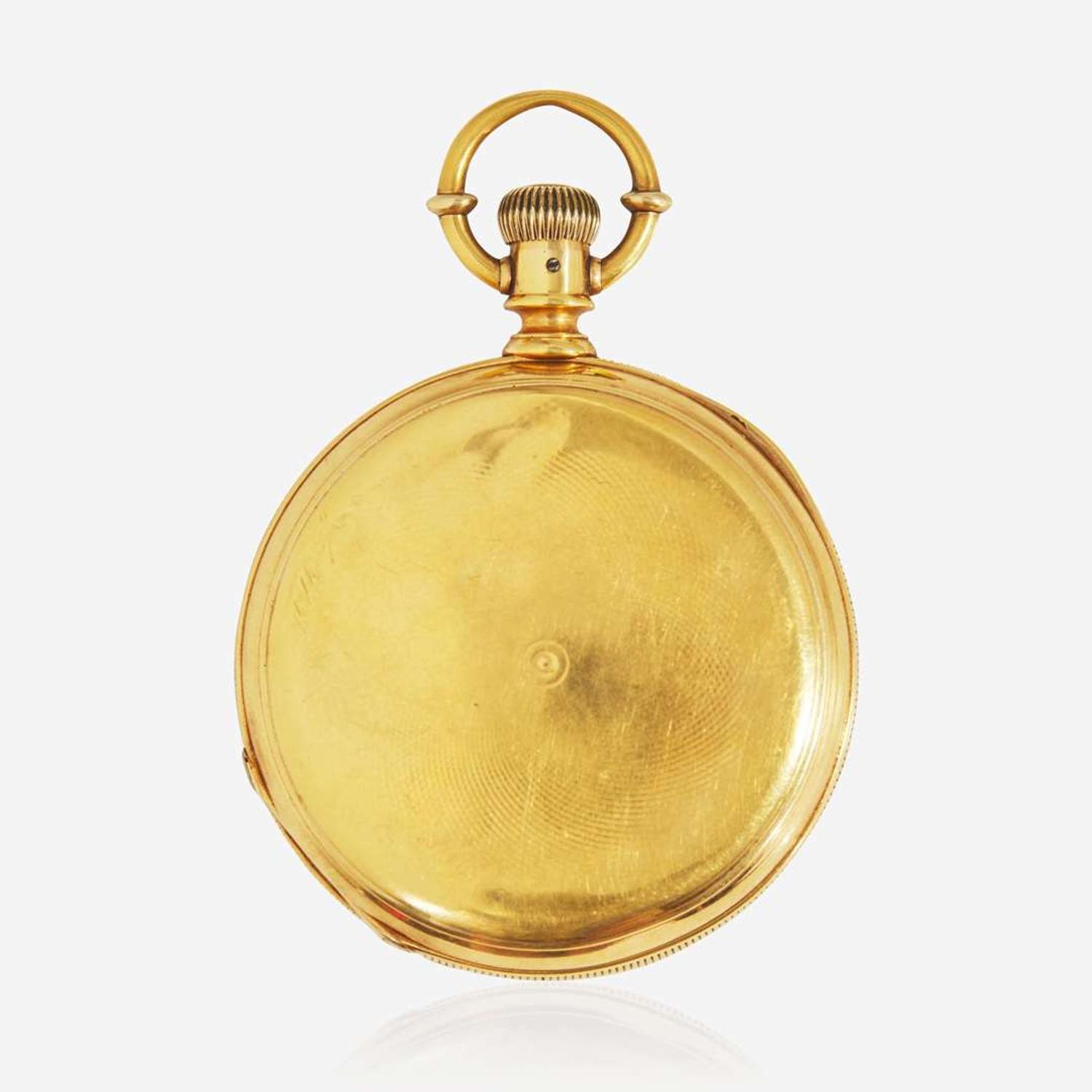 An 18K Yellow Gold A.W. Co. Waltham Pocket Watch c.1880