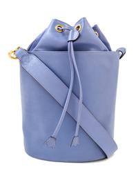 A Salvatore Ferragamo Sky Blue Bucket Bag, 11" x 12" x 5". Strap drop: 16".