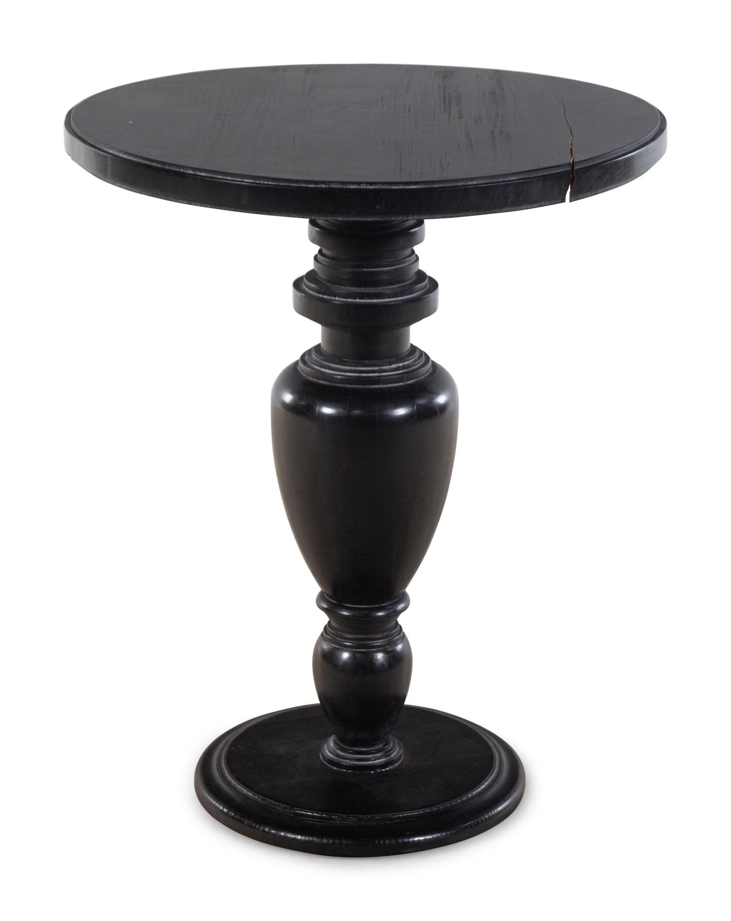 An Ebonized Side Table