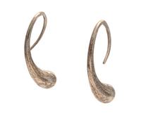 A Pair of Sterling Silver 'Teardrop' Earrings, Elsa Peretti for Tiffany & Co.,