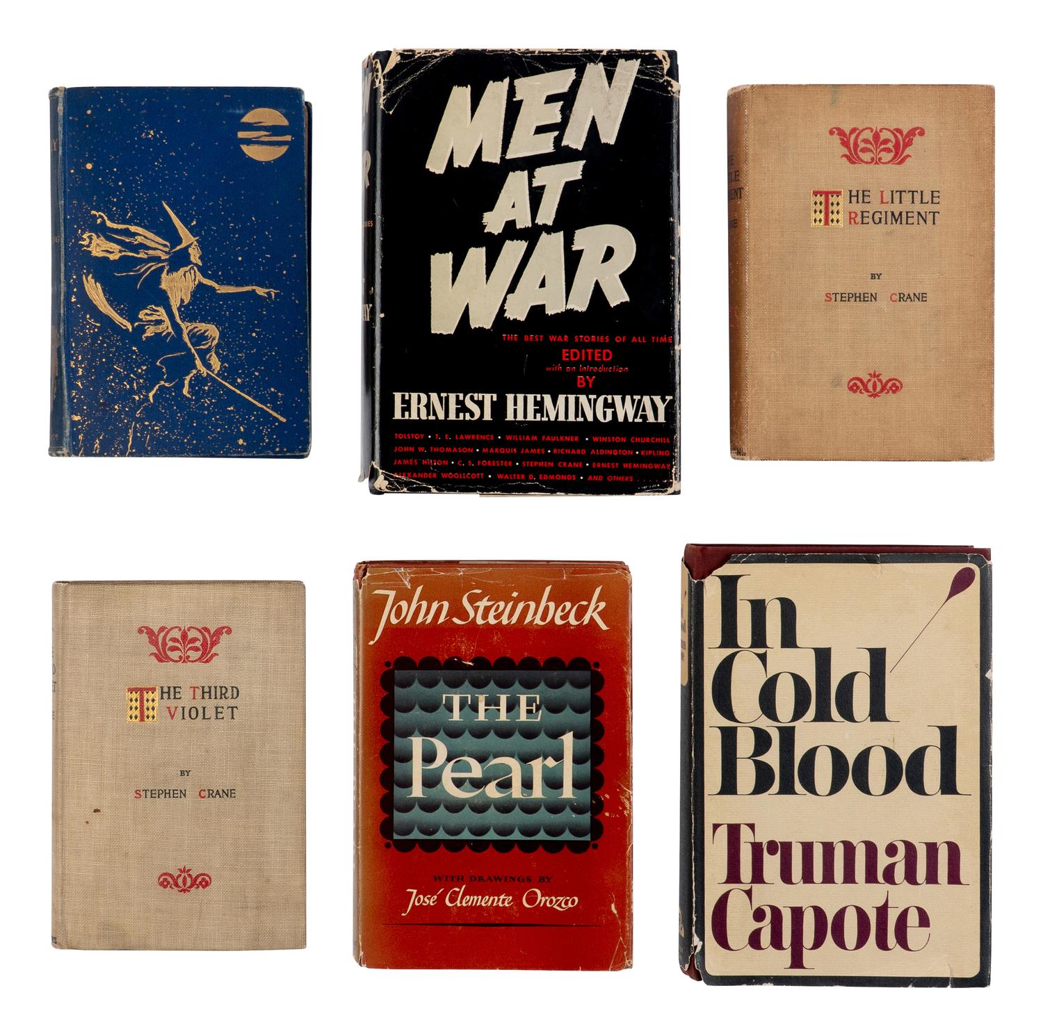 [LITERATURE]. A group of 6 titles, ALMOST ALL FIRST EDITION, comprising: