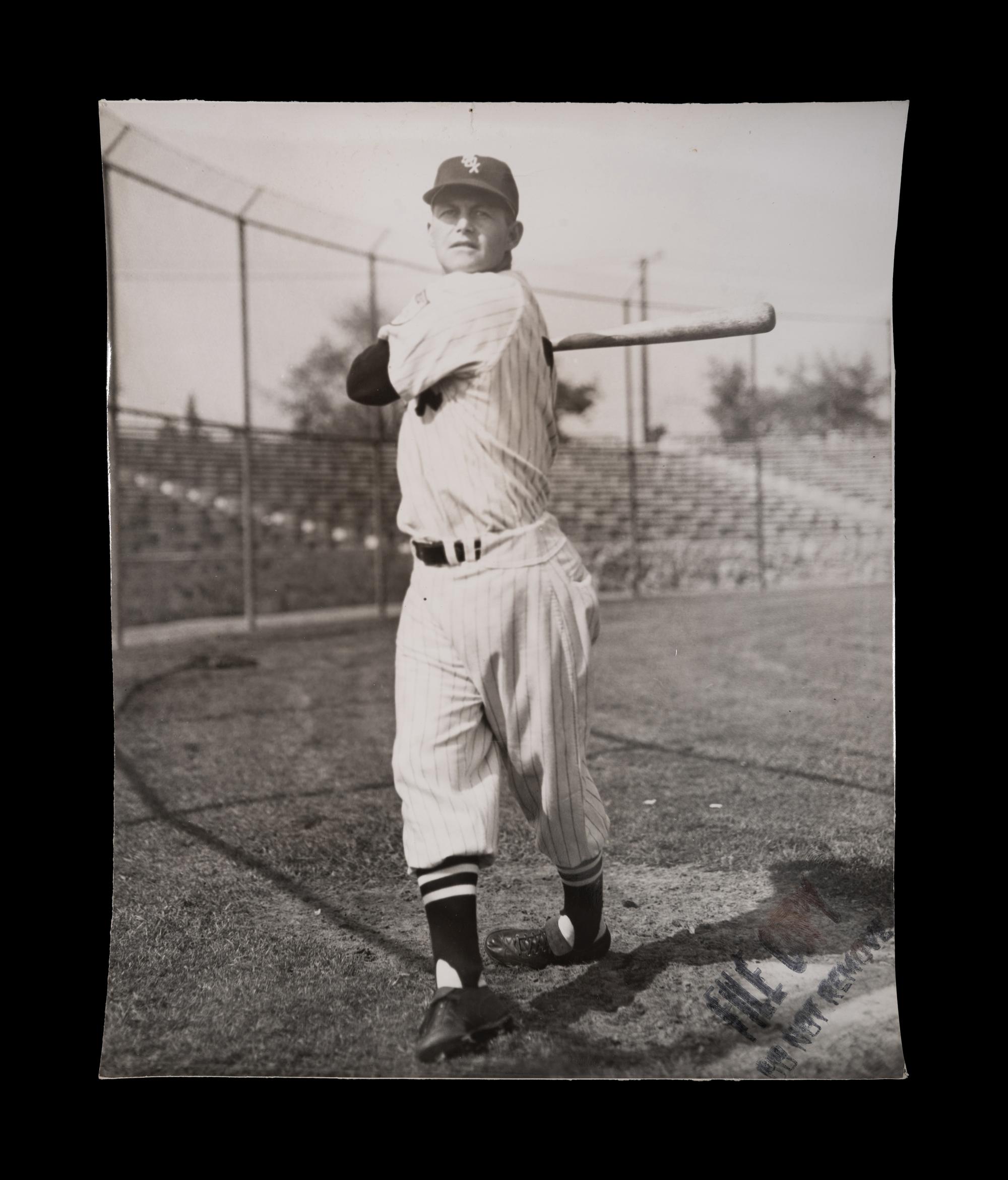 A Group of 1950s Comiskey Park Chicago White Sox Signed Type One Photographs and Ephemera Including Nellie Fox Signed Photograph,