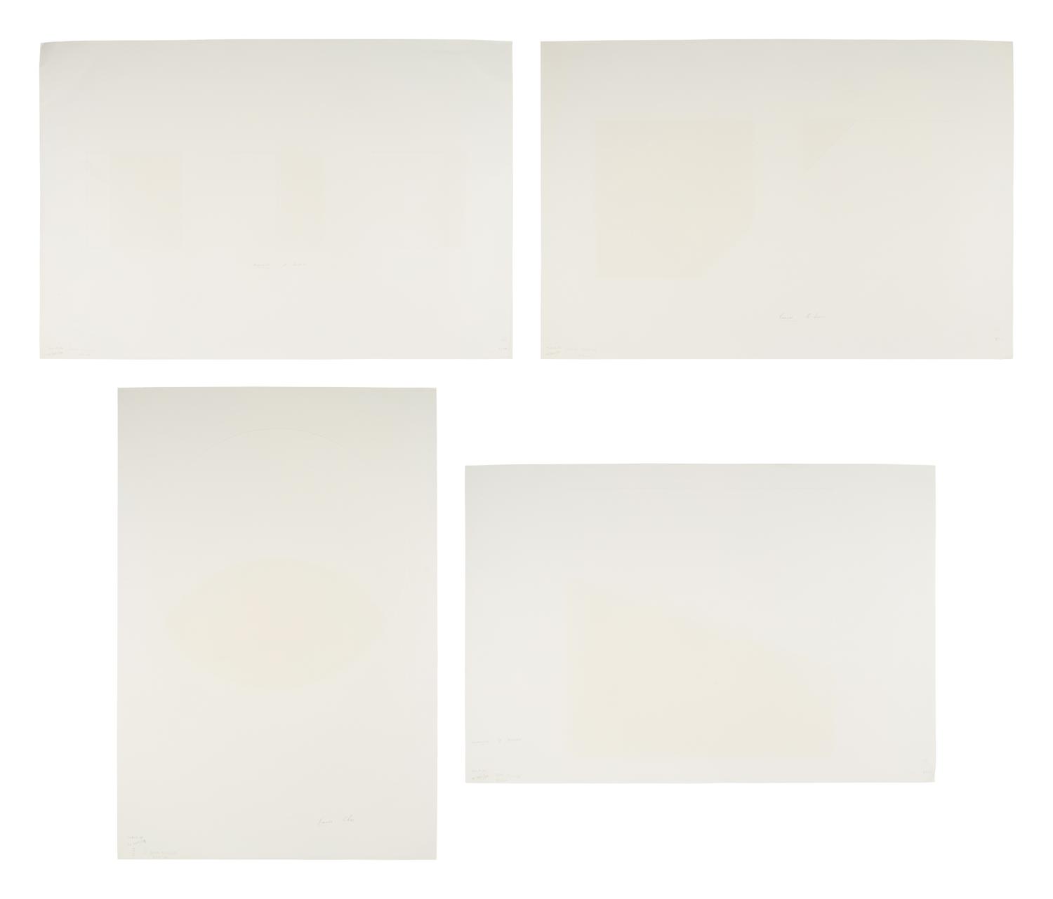 A Series of Four Prints (the complete portfolio), 1971