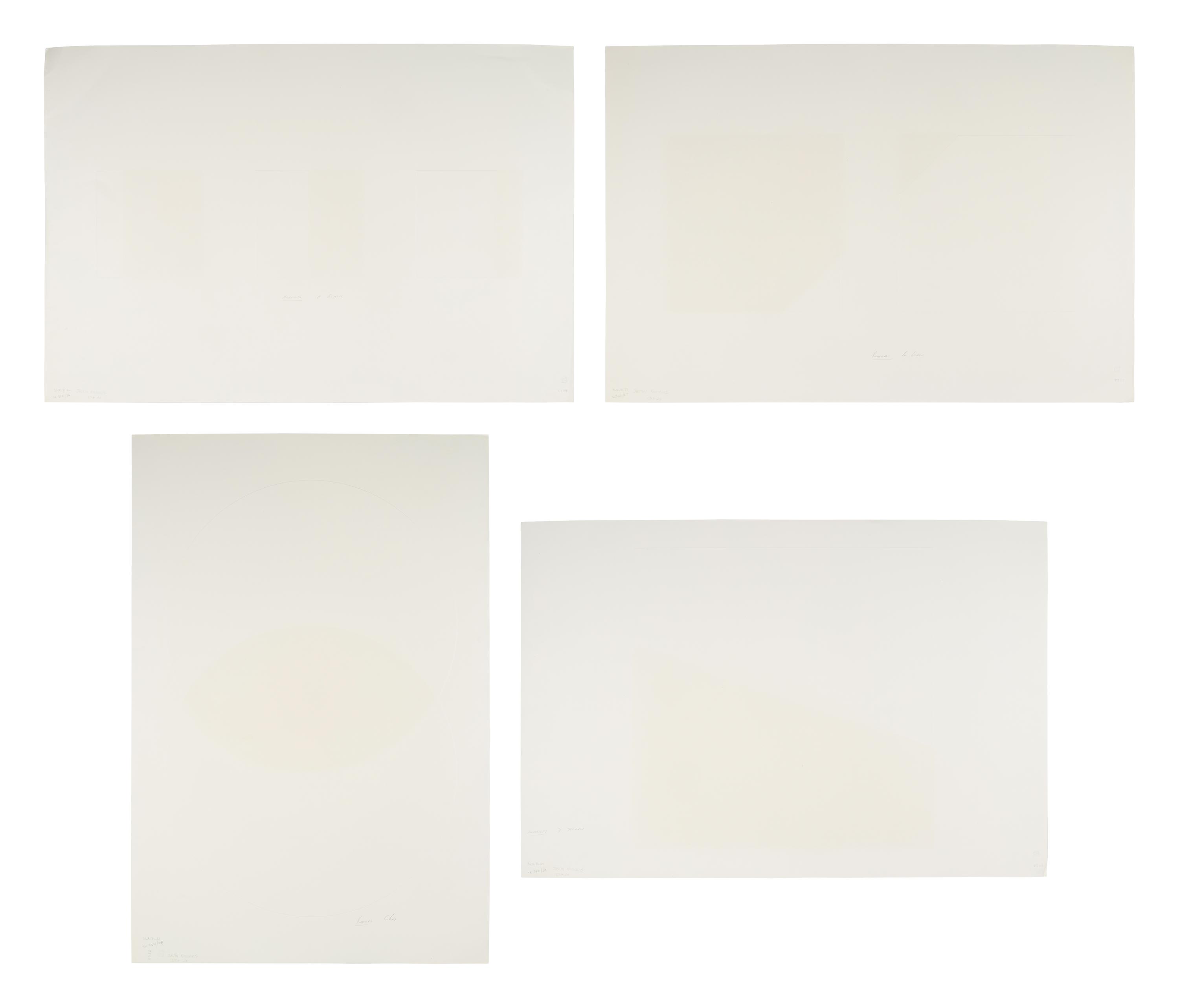 A Series of Four Prints (the complete portfolio), 1971