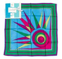 Two Emilio Pucci Print Pocket Squares,