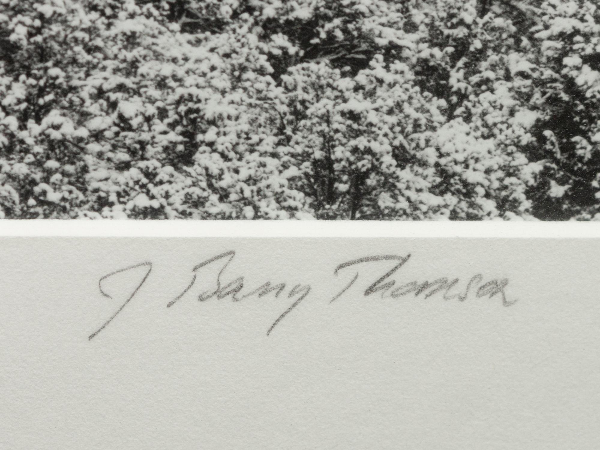 A group of four photographs ( Moqui Marbles, Arizona; Sumacs in Snow, North Conway, New Hampshire; Desert Trumpet in Snow, Utah; Untitled - Snow Covered Trees on Hillside )