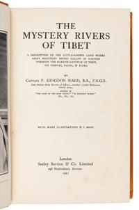 KINGDON-WARD, Frank. (1885-1958). The Mystery Rivers of Tibet. London: Seeley Service & Co., 1923.