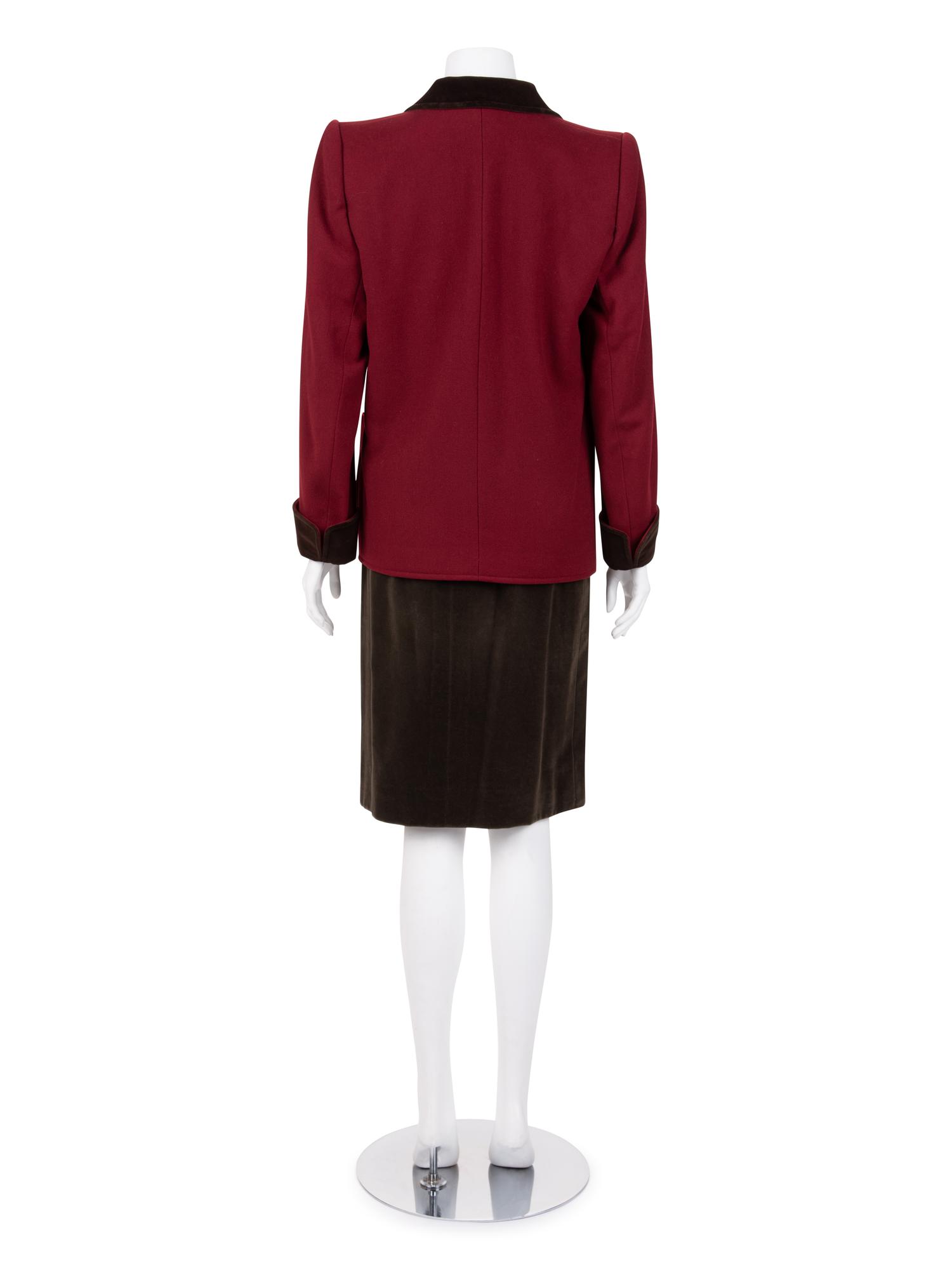 Yves Saint Laurent Haute Couture Four-Piece Ensemble, Fall 1983