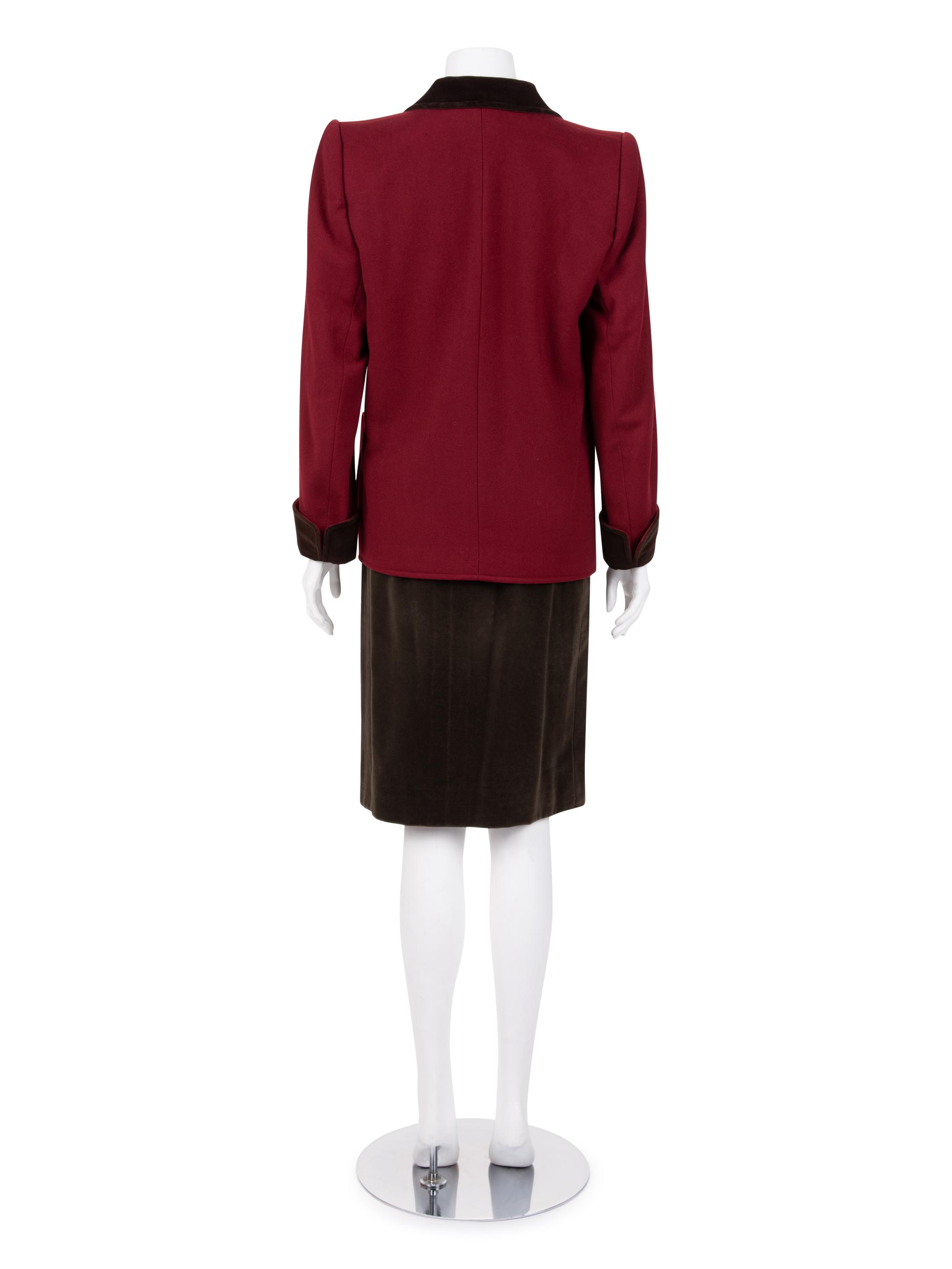 Yves Saint Laurent Haute Couture Four-Piece Ensemble, Fall 1983